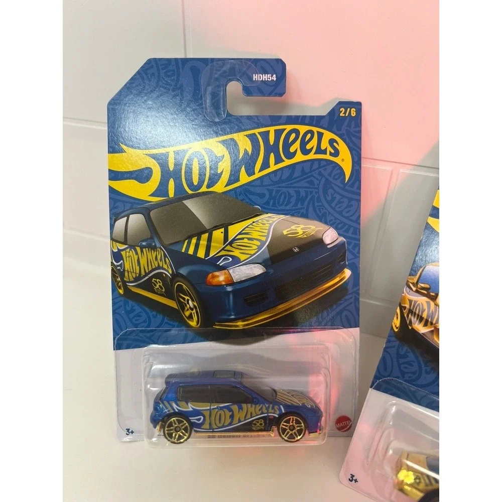 Hot Wheels 56th‎ Anniversary 92 Honda Civic EG & Corvette Stingray Diecast Lot